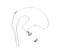 BESPORTBLE Pet Ashes Necklace Urn Necklace for Ashes Lover Small Bag Pet Ashes Cremation Jewellery for Ashes Outdoor Urns Pendants House Pet Memorial Necklace for Women Stainless Steel Silver