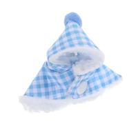 BESPORTBLE Pet Bird Apparel Parrot Winter Jacket Plaid Cape Warm Cozy Small Bird Clothing for Cold Days (l)