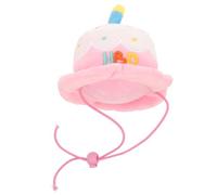 BESPORTBLE Pet Birthday Hat Coats for Large Dogs Small Dog Hat Hoodie Dog Birthday Cute Cake Hat Dog Hats for Large Dogs Dog Propeller Hat Calming Cap for Dogs Dachshund Plush