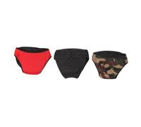 BESPORTBLE Pet Diapers Set 3pcs Reusable Dog Pants Cotton Size 2xl for Sanitary Use