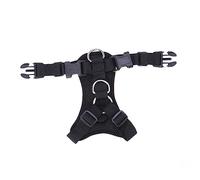 BESPORTBLE Pet Dog Adjustable Breathable Mesh Chest Comfortable No-choke Design Dogs for Daily Walks and Outdoor Activities Black