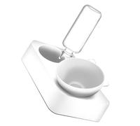 BESPORTBLE Pet Feeding Bowl Cat Food Bowl Container Pet Eating Drinking Dog Feeder Knock Design