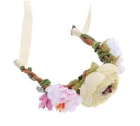 BESPORTBLE PET Flower Headband for Cats and Dogs Beautiful Floral Crown Hair Hoop Cute Rabbit and Hamster Floral Headpiece for PET Parties and Festivals