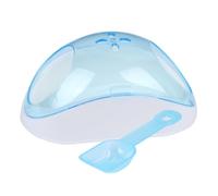 BESPORTBLE Pet Litter Bath for Dwarf Hamsters Chinchilla Dust Bath Portable Bathroom Scoop for Easy Cleaning