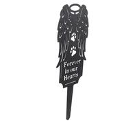 BESPORTBLE Pet Memorial Stake Grave Marker Plaque Dog and Cat Memorial Sign for Garden Decoration and Easy to Install Cemetery Tribute Stake
