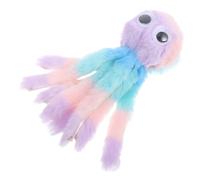 BESPORTBLE Pet Octopus Cartoon Figurines Cat Ear Headband Cat Ears Headband Small Animal Black Tail White Tail Bathrobe White Octopus Pet Plush