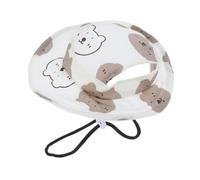 BESPORTBLE Pet Summer Sun Hat for Cats Lightweight Cartoon Cap with Ear Holes for Sun Protection for Outdoor Activities and Kitten Parties Adorable Design for Comfort and Visibility