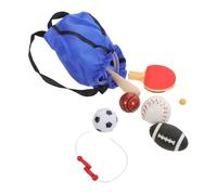 BESPORTBLE Photography Model Mini Sport Equipment Mini Doll Accessories Miniature Items Football Figurine Miniature Dollhouse Sport Equipment