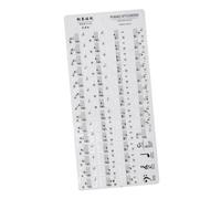 BESPORTBLE Piano Keyboard Stickers for 88/61/49/37 Keys Removable and Universal Piano Decals Easy-to-Use Note Labels for Beginners