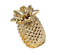 BESPORTBLE Pineapple Decoration Ceramic Table Ornament Gold Desktop Decoration Creative European-style Small Home Decor Piece
