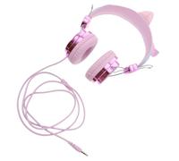 BESPORTBLE Pink Cartoon Unicorn Headphones with Microphone | Rhinestone Glitter Sequin Decoration, ABS PVC Build, Watching Videos and Listening to Songs, 30mw Power Random Color
