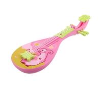 BESPORTBLE Pipa Chinese Lute Instrument Model Pink Dinosaur Theme Realistic Stringed Musical Instrument for Education Performance Photography Prop