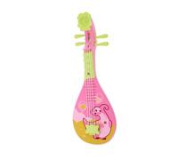 BESPORTBLE Pipa Traditional Chinese Lute Model with Cartoon Dinosaur Pattern Realistic Stringed Musical Instrument Simulation for Music Exploration Education Photography and Performance Prop