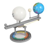 BESPORTBLE Planetarium of Three Globes Educational Solar System Model Kit for Teaching Moon Sun Demonstration Tool for Family Gatherings and Science