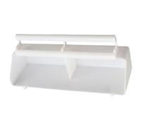 BESPORTBLE Plastic and Easy to Clean Design Bird Feeder for Cage with Hanging Installation White Bird Seed Feeder Feeding Bowl Suitable for Cockatiel and Parrots
