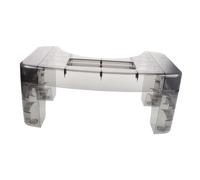 BESPORTBLE Plastic Bathroom Step Stool for Adults Portable Squat Toilet Foot Rest Lightweight Transparent Toilet Poop Stool for Home and Public Restrooms
