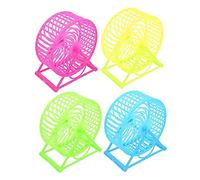 BESPORTBLE Plastic Hamster Exercise Wheel 4pcs Toys for Hamster Silent Running Wheel