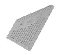 BESPORTBLE Plastic Lightweight Brick Measuring Ruler Tool for Precise Building Block Assembly Multifunctional Measurement Tool for Stable Construction Accurate Dimensions for Building