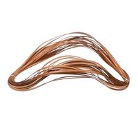 BESPORTBLE Plastic Rattan Repair Kit for Chairs and Tables Wood Grain Effect DIY Caning Material Lightweight PE Rattan for Furniture Restoration and Crafting Versatile Household Weaving