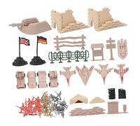 BESPORTBLE Plastic Soldier Model for Realistic Army Figures with Diverse Military Scene Accessories Educational Role Playing Playset to Inspire Creativity and Imagination