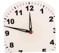 BESPORTBLE Plastic Teaching Clock Model for Learning Concepts Elementary Math Classroom Tool with Precise Hour and Hands Educational Clock for Reading Practice