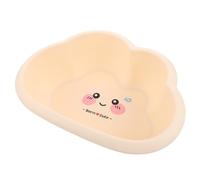 BESPORTBLE Plastic Wash Basin for Infants with Ergonomic Handle and Extra Large Capacity, Cartoon Style Wash Tub Suitable for Bathroom and Outdoor Camping, Beige Pp Material