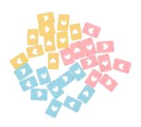 BESPORTBLE Playing Card Charms Portable and Resistant to Damage Resin 30pcs with Candy-colored Appeal for Scrapbooking the Go Crafting Sessions, Creative DIY Design