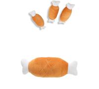 BESPORTBLE Plush Chicken Drumstick Dog Comfortable to Hold Sturdy Chew for Training Pets Suitable for Dogs and Cats