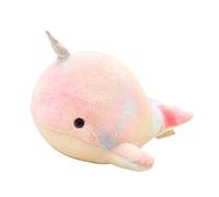 BESPORTBLE Plush Narwhal Doll Soft Stuffed Whale for Cute Ocean Animal Plush with Comfortable Touch Cartoon Design for Boys