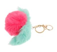 BESPORTBLE Plush Peach Keychain Creative Fluffy Peach Shape Pendant Bag Charm Key Ring Ornament for Purse Present for Women and Watermelon