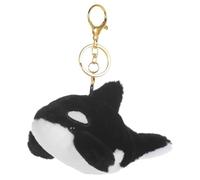 BESPORTBLE Plush Whale Keychain Cute Cartoon Bag Pendant Soft Stuffed Animal Charm Hanging Accessory for Backpacks and Purses