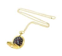 BESPORTBLE Pocket Watch Roman Numerals Vintage Carve Pattern Men Mechanical Watch for Dad