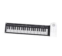 BESPORTBLE Portable 49-Key Roll-up Electronic Piano Foldable Silicone Keyboard Lightweight Travel-Friendly Music Instrument MIDI Function