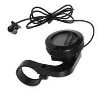 BESPORTBLE Portable Bike Speedometer Odometer for Real-time Ride Metrics | Plastic Black Build, Drop Handlebars and Folding Bikes, Outdoor Cycling, Long-distance Tracking