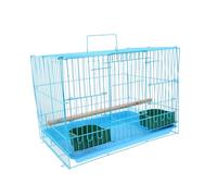 BESPORTBLE Portable Bird Cage with Toilet Tray Multifunctional Metal Carrier for Parrots Lovebirds Small Animals for Travel Pet Care Versatile Birdcage Accessory