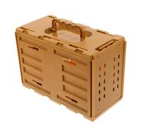 BESPORTBLE Portable Birdcage for Small Birds like Parakeet and Budgie Lightweight Plastic Travel Carrier Handle for Indoor Outdoor Use