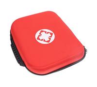 BESPORTBLE Portable Emergency Medicine Bag Durable Vehicle Mounted Zipper Storage Case for Accidental Injuries Lightweight and Compact Design for Outdoor and Home Use Red