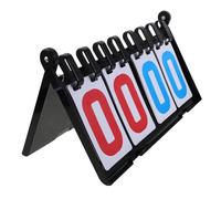 BESPORTBLE Portable Flip Scoreboard for Table Tennis Basketball Football and Billiards Lightweight Multisport Tabletop Score Keeper with Smooth Flipping for Fast-paced Competitions and Family