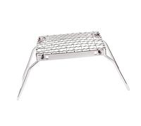 BESPORTBLE Portable Folding Stainless Steel Barbecue Rack Outdoor Cooking Grill Stand for Picnic Camping Garden with Heat Resistant Construction