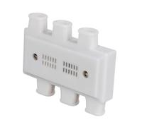 BESPORTBLE Portable Folk Guitar Tuner Six-hole Design Easy to Use Plastic Material Musical Instrument Accessory for Guitarists Tuning Tool for On-the-go Use Random Color