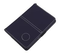 BESPORTBLE Portable Golf Scorecard Holder with Pu Leather, Weather Resistant and Secure Storage for Outdoor Sports and Competition, Small Golf Notebook Organizer for Amateur and Professional