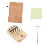 BESPORTBLE Portable Note Thumb Piano Wood Color Kalimba for Beginners Lightweight and Easy to Carry Friends and Colleagues Smooth Surface for Enhanced Play Experience