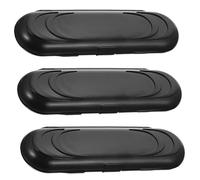 BESPORTBLE Portable Oval Darts Storage Box 3-Piece Lightweight Case for Steel Tip Darts Sturdy Carrying Holder Closure for Gamers and Enthusiasts