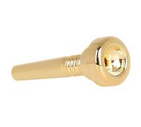 BESPORTBLE Portable Plated Trumpet Mouthpiece for Beginners Durable Metal Small Trumpet Accessory for Adult Musicians Wear Resistant and Easy to Play for Students