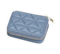 BESPORTBLE Portable PU Makeup Bag Multi Function Lipstick Holder Pouch for Cosmetics with Mirror for Women The Go