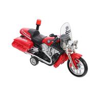 BESPORTBLE Portable Pull Back Police Motorbike for Alloy Motorcycle Model with Safe Material Realistic Simulation Vehicle for Boys and Fun All Ages