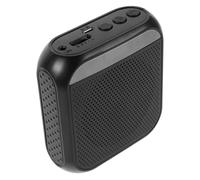 BESPORTBLE Portable Rechargeable Voice Amplifier Microphone and Speaker Set with Headset for Teachers, Mini Pa System for Classroom and Tour Guide Use, Black Recording Version