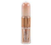 BESPORTBLE Portable Retractable Makeup Brush Set 5-in-1 Multi-functional Makeup Brushes with Silicone Head and Plastic Handle for Vacation Adventures