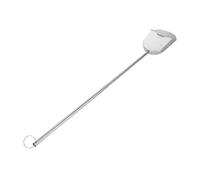 BESPORTBLE Portable Stainless Steel Pet Pooper Scooper with Extendable Handle for Efficient Cleaning of Bird Cage and Chicken Coop Small Animal Waste