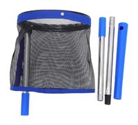 BESPORTBLE Portable Table Tennis Ball Picker Capacity about 140 Pong Balls with Adjustable Handle and Stainless Steel Frame for Field Equipment and Training Sessions